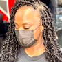 Loc detox retwist and style