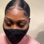 Braidless Sew In, with a Silk Press