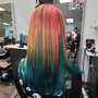 All Over Color on Barber Style Cuts