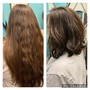 Partial Highlights with color and haircut