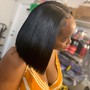 Bob HAIRCUTTING (Partial and Full Head Sew In  Installation) ADULTS