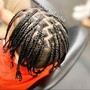 Knotless Braids (bob) w curls