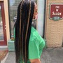 Small/Med Knotless braids regular length