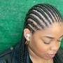 Natural box braids