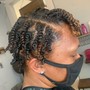 Flat twist Updo