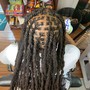 Box Braids Over Locs