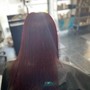 Color on Hair Extensions Single Process