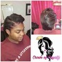 Cut relaxer off/ natural