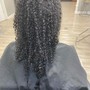 Shampoo and blow out for braids