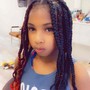 Large knotless or regular box braids