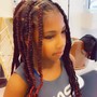 Large knotless or regular box braids