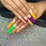 ombre acrylic fullset