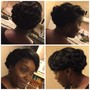 Partial braids w/feed in