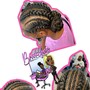 6-10 y/o Kid's Knotless  Braids (hair included)