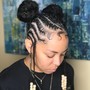 2 BRAIDS ON NATURAL HAIR  - Read Info for More