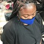 4 stitch feed ins Braids