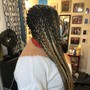 Basic Cornrows on natural hair