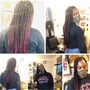 Small knotless or Box Braids