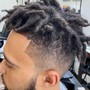 Loc Maintenance + Men's Cut