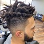 Loc Maintenance + Men's Cut