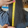 Sew-in with leave out