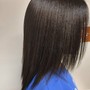 Sew-in with leave out