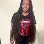 Medium Knotless Braids