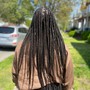 Traditional small Box Braids