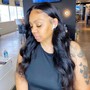 Sewin w/closure touchup/tightening