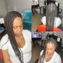 Medium (Mid-Back) Adult Knotless Braids