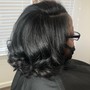 Silk Press W/ Deep Conditioner & Trim