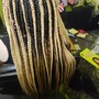 Individual perimeter Crochet Braids