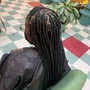 Small knotless braids