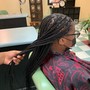 Small knotless braids