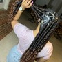 Med Knotless braids