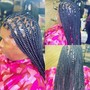 Knotless box braids