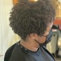 Loc Maintenance Palm Roll, Top Only (Shaved sides and back)