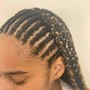 Small Knotless Braids