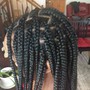 Large Boho knotless Braids