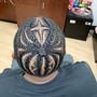 Intricate man braid partial