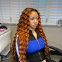 Half up Half down Partial Sew In