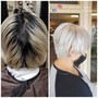 Balayage short hair