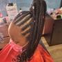 Kid's Box Braids- 1b, #2, #4 HAIR INCLUDED