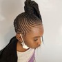 Jumbo stitch ponytail