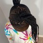 Jumbo stitch ponytail