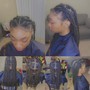 Small Knotless Goddess Braids