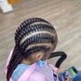 Med (StraightBacks)Cornrows min 12