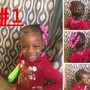 Kiddie Knotless Braids Medium 12 years and under