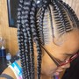 Medium box braids