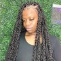 Individual  natural box Braids